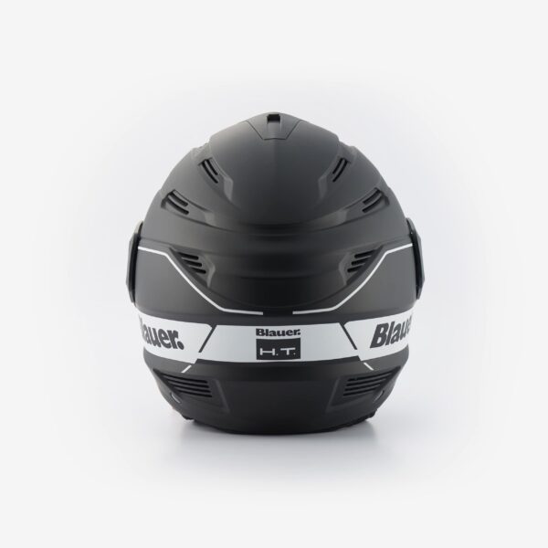 Casco jet BLAUER HT brat NERO BIANCO OPACO - immagine 2