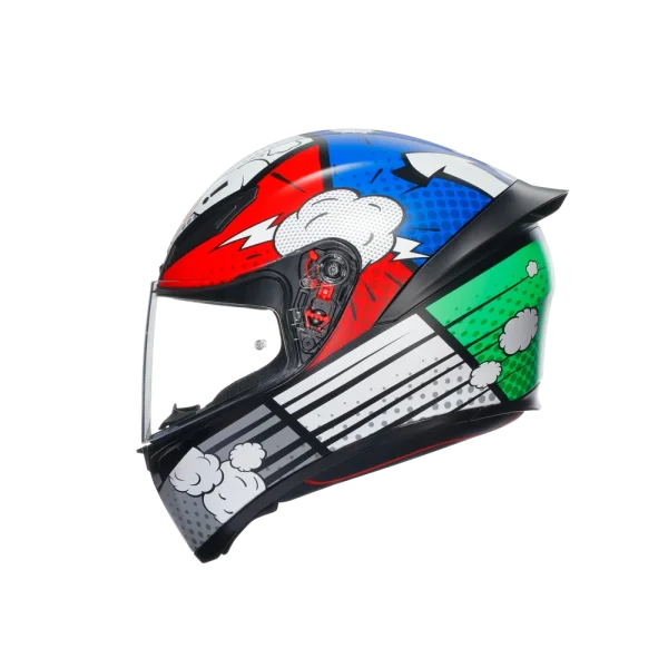 Agv K1 S Bang Matt Italy/Blue - Casco Moto Integrale - immagine 4