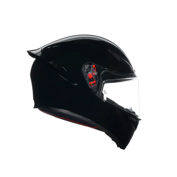 K1 S BLACK (Nero lucido) - CASCO MOTO INTEGRALE E2206 - immagine 4