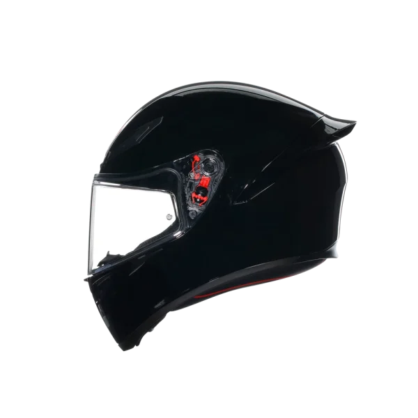 K1 S BLACK (Nero lucido) - CASCO MOTO INTEGRALE E2206 - immagine 5