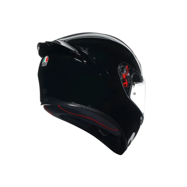 K1 S BLACK (Nero lucido) - CASCO MOTO INTEGRALE E2206 - immagine 7