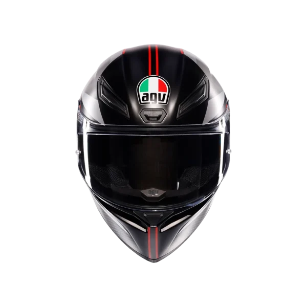 K1 S LAP MATT BLACK/GREY/RED - CASCO MOTO INTEGRALE E2206 - immagine 7