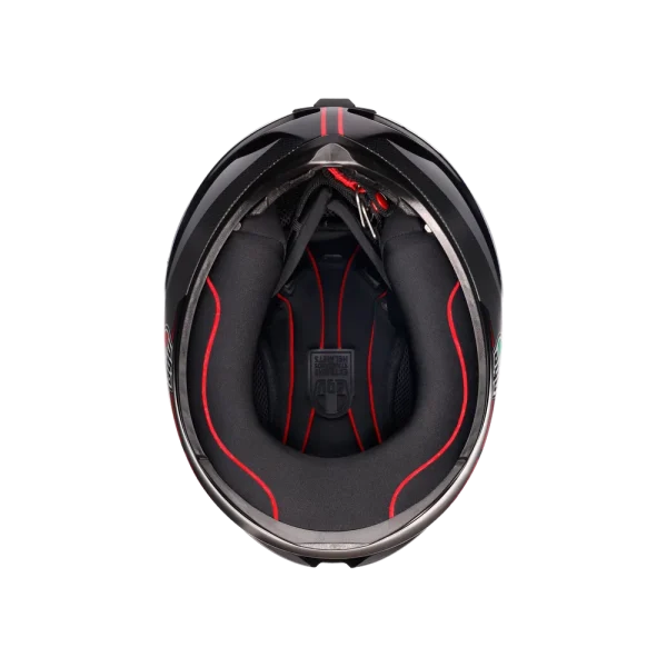 K1 S LAP MATT BLACK/GREY/RED - CASCO MOTO INTEGRALE E2206 - immagine 9