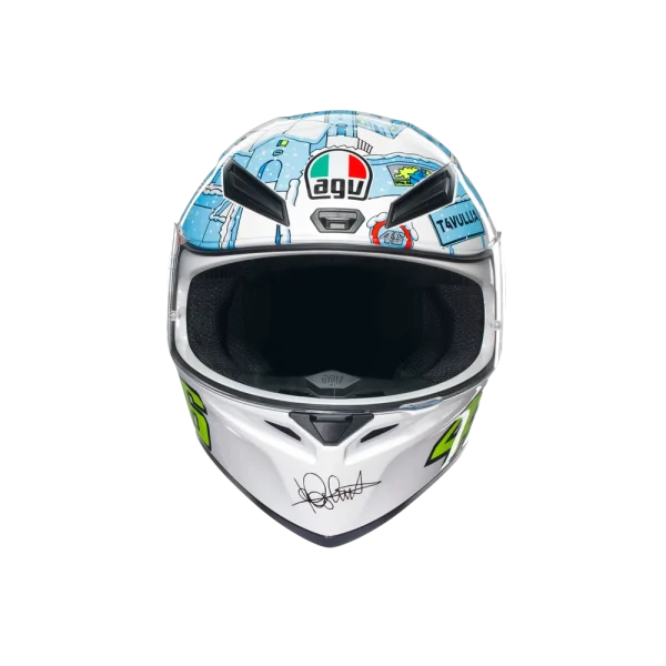 K1 S ROSSI WINTER TEST 2017 - CASCO MOTO INTEGRALE E2206 - immagine 7
