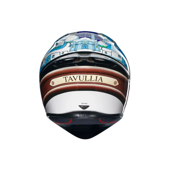 K1 S ROSSI WINTER TEST 2017 - CASCO MOTO INTEGRALE E2206 - immagine 4