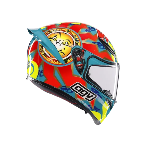 AGV K1 S ROSSI MUGELLO 1999 - CASCO MOTO INTEGRALE E2206 - immagine 8