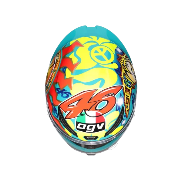 AGV K1 S ROSSI MUGELLO 1999 - CASCO MOTO INTEGRALE E2206 - immagine 4