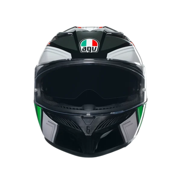 K3 WING BLACK/ITALY - CASCO MOTO INTEGRALE E2206 - immagine 7