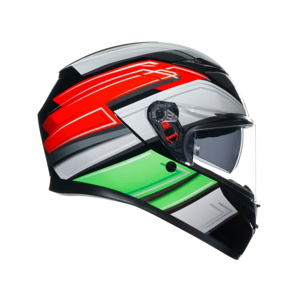 K3 WING BLACK/ITALY - CASCO MOTO INTEGRALE E2206 - immagine 6
