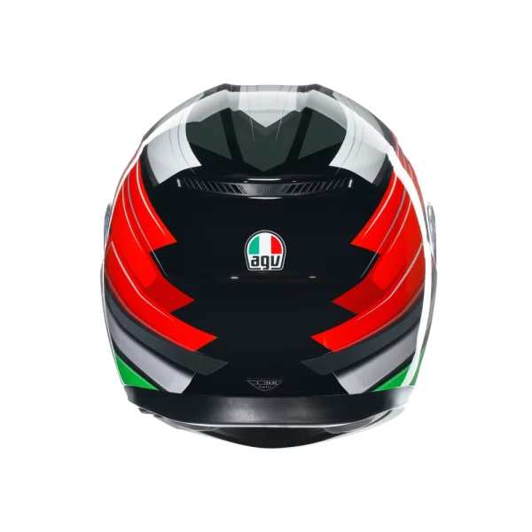 K3 WING BLACK/ITALY - CASCO MOTO INTEGRALE E2206 - immagine 4