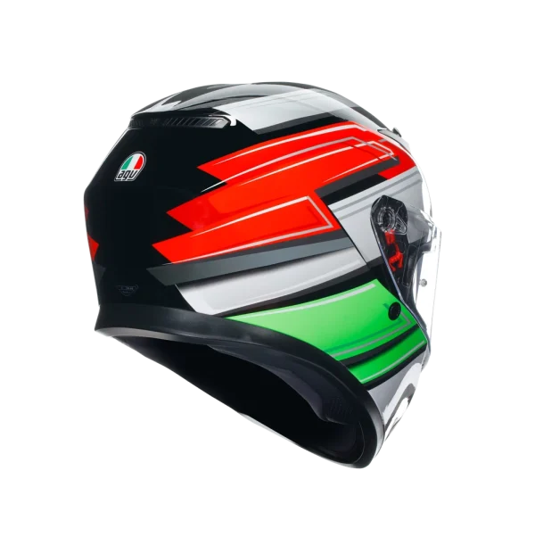 K3 WING BLACK/ITALY - CASCO MOTO INTEGRALE E2206 - immagine 3
