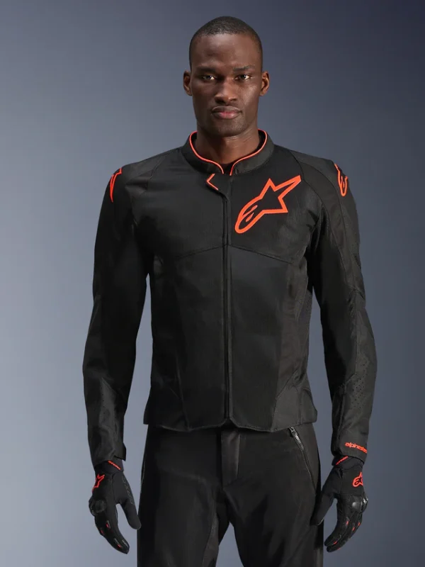 Giacca moto Alpinestars Viper Air V4 - black red fluo - immagine 7