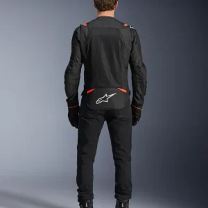 Giacca moto Alpinestars T-SPS Air 2- Black Red Fluo - immagine 2