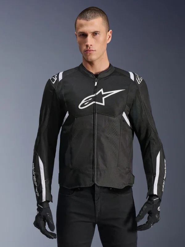 Giacca moto Alpinestars T-SPS Air 2- black white