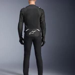 Giacca moto Alpinestars T-SPS Air 2- black white - immagine 2