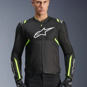 Giacca moto Alpinestars T-SPS Air 2- Black Yellow Fluo