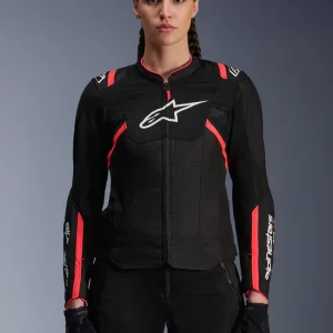 Giacca moto Da Donna Stella T-SPS Air V2 - Black Diva Pink