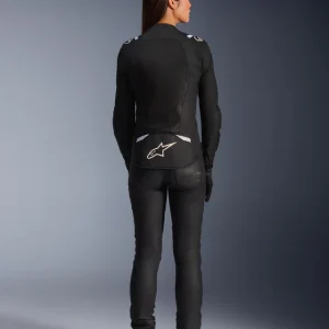 Giacca moto Da Donna Stella T-SPS Air V2 - Black White - immagine 7