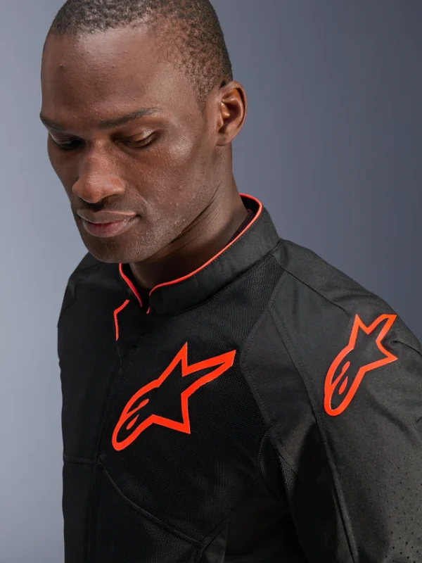Giacca moto Alpinestars Viper Air V4 - black red fluo - immagine 3