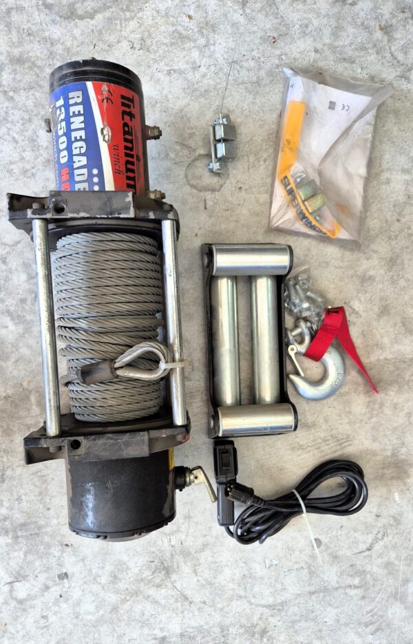 Verricello Titanium Winch RENEGADE 13500 libbre HD 12V