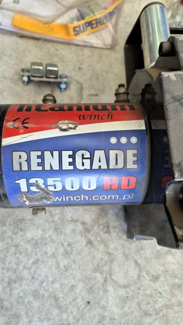 Verricello Titanium Winch RENEGADE 13500 libbre HD 12V - immagine 2
