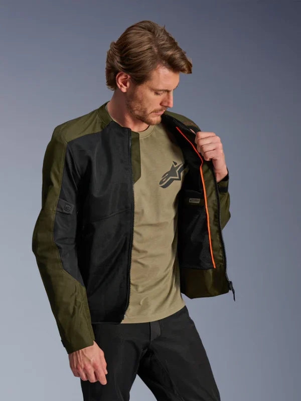 Giacca moto Alpinestars C-1 Air - (green) khaki - immagine 5